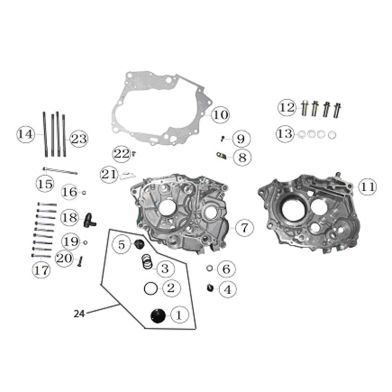 N°10 - Joint de carter moteur