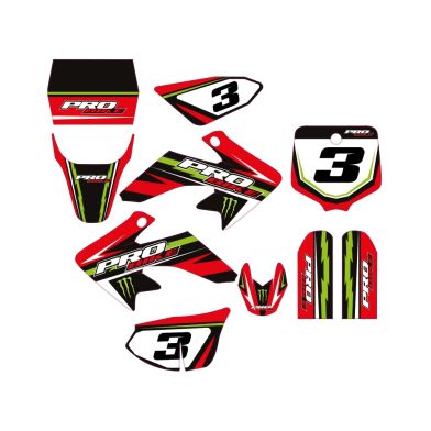 Kit déco PROBIKE - Type CRF50 - Rouge