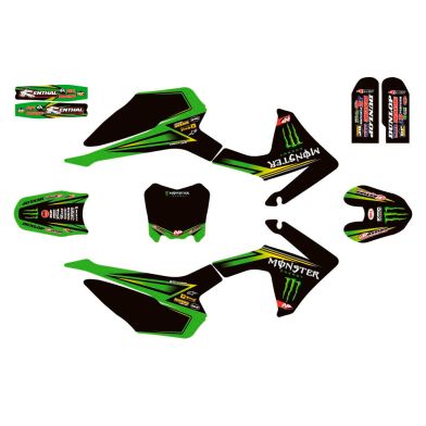 Kit déco N'STYLE / MONSTER - Type CRF110 - Vert