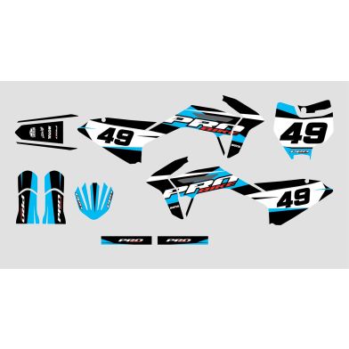 Cadre de motocross Probike 250 SX 
