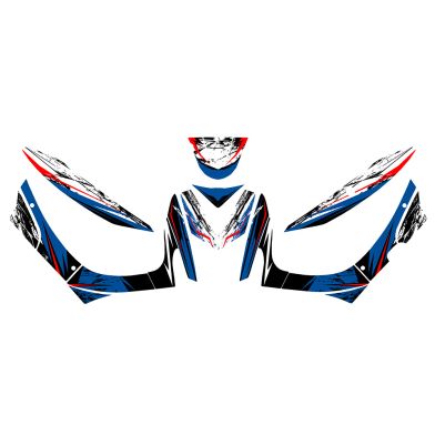 N°4 - Kit déco scooter SPIRO - Bleu