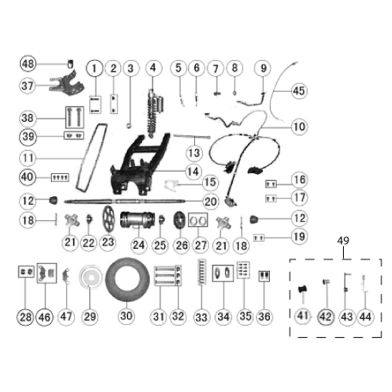 N°10 - Kit frein - Complet