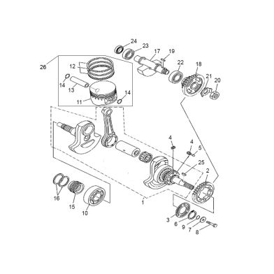 N°26 - Kit piston - 500cc