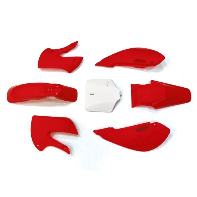 Kit plastique - Type KLX110 - Rouge