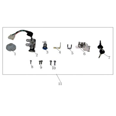 N°11 - Kit serrure