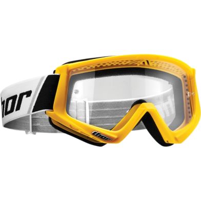 Lunettes cross THOR Combat Solid - Adulte - Jaune / Noir