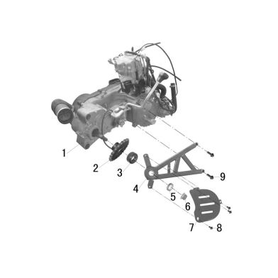 N°1 - Moteur 250cc