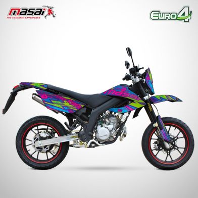 Moto homologuée SM 50 - MASAI - Punky Rider