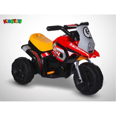 Moto électrique enfant KINGTOYS - Sliper 18W - Rouge / Jaune