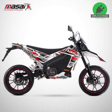 Moto électrique VISION 3K 3000W - MASAI - Blanc