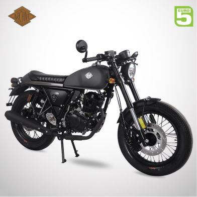 Moto homologuée CAFE RACER 125 E5 - ARCHIVE - Gris Titane