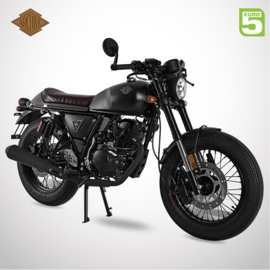 Moto homologuée CAFE RACER 125 E5 - ARCHIVE - Noir Mat