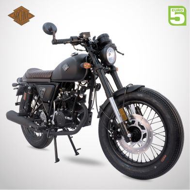 Moto homologuée CAFE RACER 50 E5 - ARCHIVE - Noir Mat