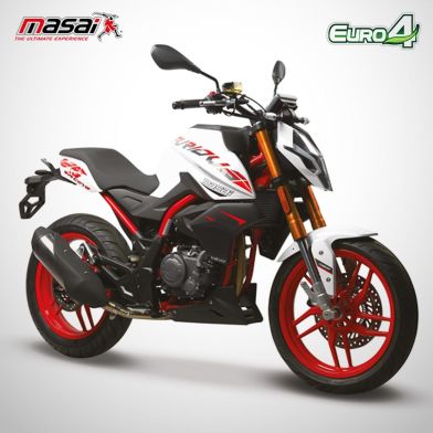Moto homologuée FURIOUS RACING 125 - MASAI - Blanc / Rouge