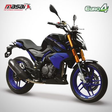 Moto homologuée FURIOUS RACING 125 - MASAI - Noir / Bleu