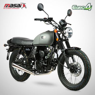 Moto homologuée GREYSTONE 50 - MASAI - Gris