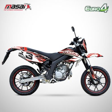 Moto homologuée RAZER 50 - MASAI - Blanc