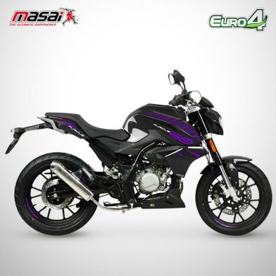 Moto homologuée FURIOUS 50 - MASAI - Noir