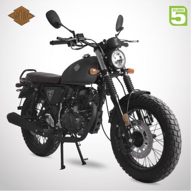 Moto homologuée SCRAMBLER 125 E5 - ARCHIVE - Noir Mat