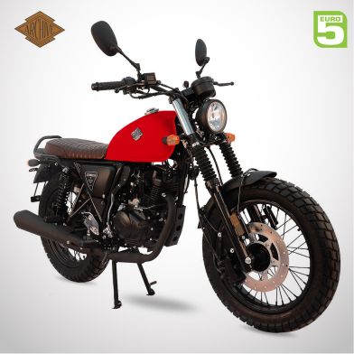 Moto homologuée SCRAMBLER 125 E5 - ARCHIVE - Orange Brillant