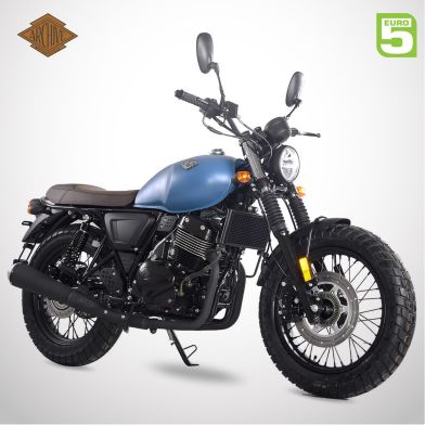 Moto homologuée SCRAMBLER 250 E5 - ARCHIVE - Bleu Recif