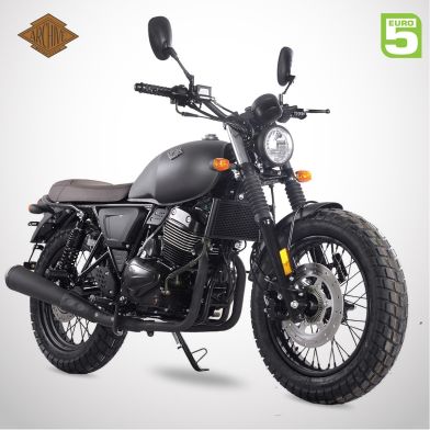 Moto homologuée SCRAMBLER 250 E5 - ARCHIVE - Gris Titane