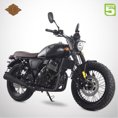Moto homologuée SCRAMBLER 250 E5 - ARCHIVE - Noir Mat