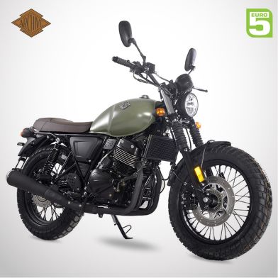 Moto homologuée SCRAMBLER 250 E5 - ARCHIVE - Vert Olive