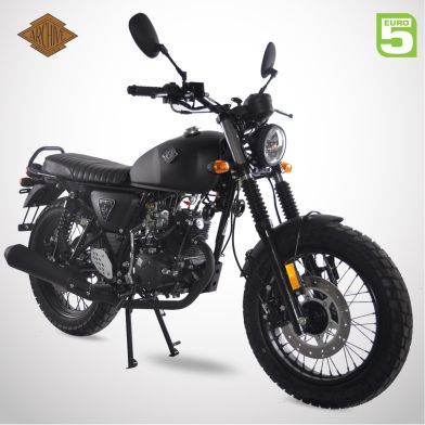 Moto homologuée SCRAMBLER 50 E5 - ARCHIVE - Noir Mat