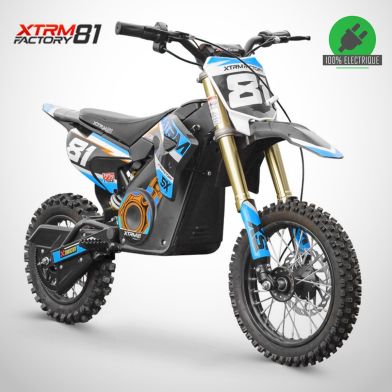 Motocross électrique enfant SX 1100W - XTRM81 - 12/10 - Bleu