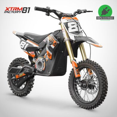 Motocross électrique enfant SX 1100W - XTRM81 - 12/10 - Orange