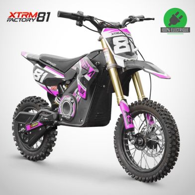 Motocross électrique enfant SX 1100W - XTRM81 - 12/10 - Rose
