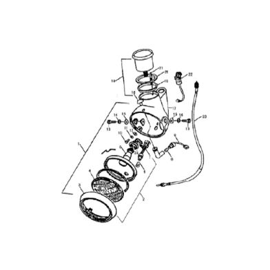 N°2 - Optique de phare - Euro 3 sans LED