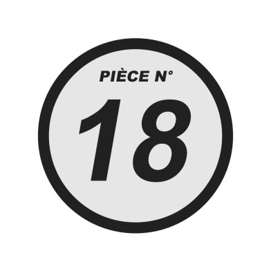 Cache-cadre droit - Gris