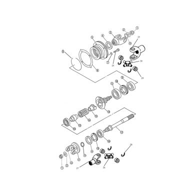 N°12 - Pignon intermédiaire de transmission