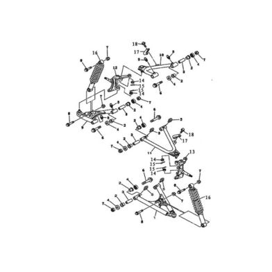 N°13 - Pivot de roue - Gauche