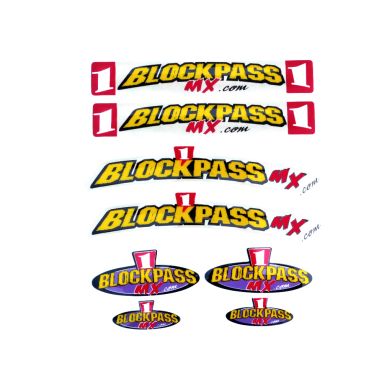 Planche stickers - BLOCKPASS MX