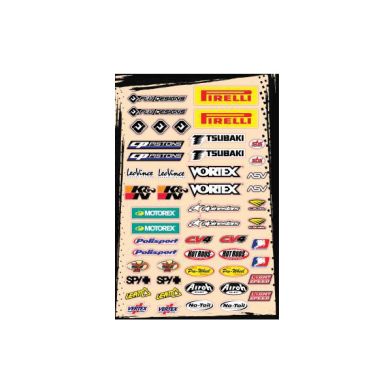 Planche stickers - Multi logos - Kit A - FLU DESIGNS