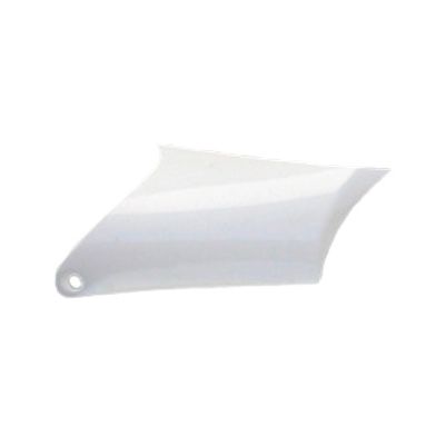 Plastique - AGB27 - Plaque arrière gauche - Blanc