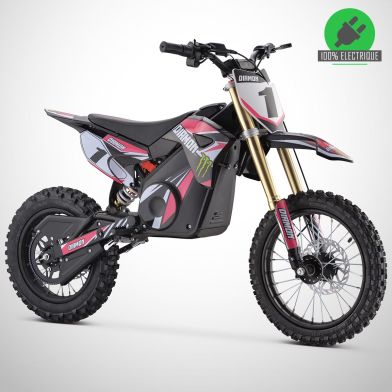 Moto enfant électrique ORION 1300W - 14/12 - Édition 2024 - Rose