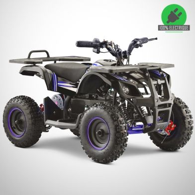 Pocket quad électrique BISON 800W - Bleu