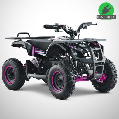 Pocket quad électrique BISON 800W - Rose