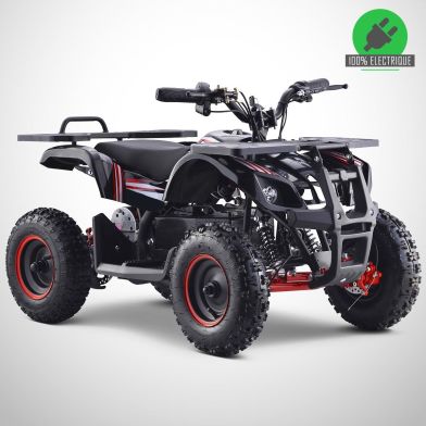 Pocket quad électrique BISON 800W - Rouge