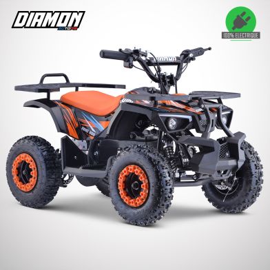 Pocket quad électrique RINO 800W - DIAMON MOTORS - Édition 2025 - Orange