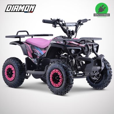 Pocket quad électrique RINO 800W - DIAMON MOTORS - Édition 2025 - Rose