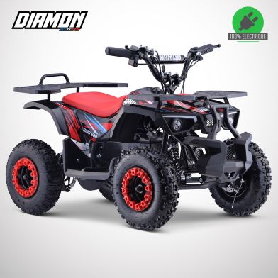 Pocket quad électrique RINO 800W - DIAMON MOTORS - Édition 2025 - Rouge