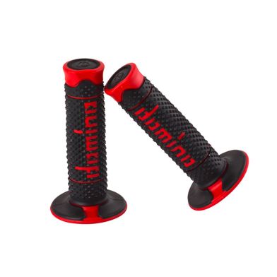 Poignées DOMINO - Noir / Rouge