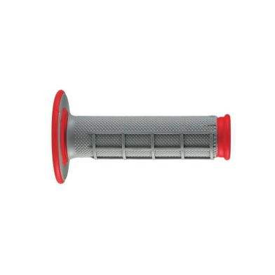 Poignées RENTHAL - Dual Grip - Rouge