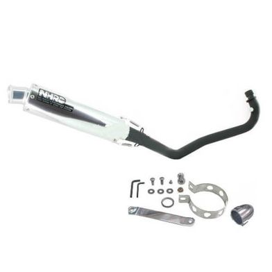 Echappement Passage Bas - NHRC - tube noir - DAX
