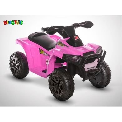 Quad électrique enfant KINGTOYS - Bison 20W - Rose